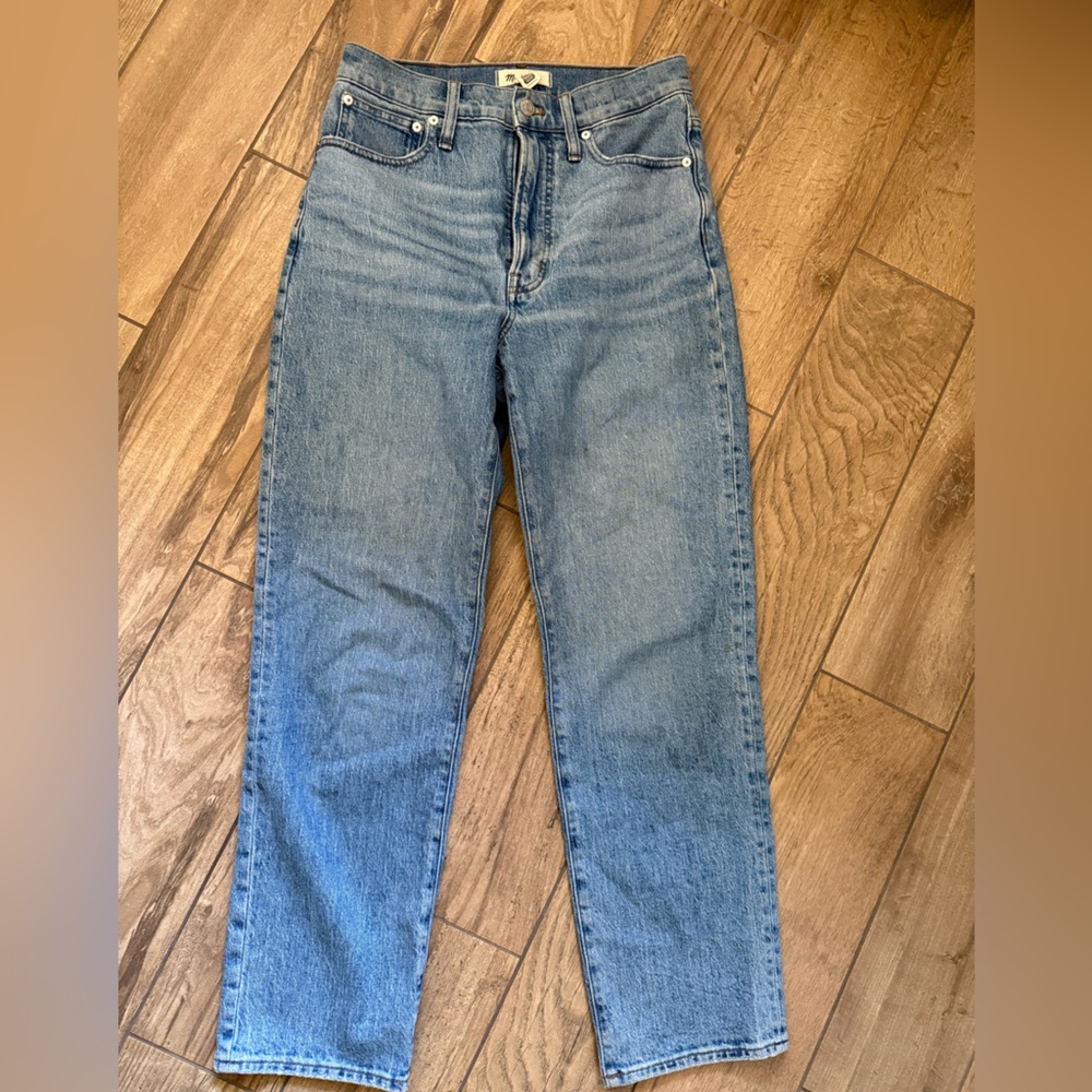 Madewell Light Blue Straight Jeans